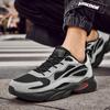 Men's Spring New Mesh Breathable Sports and Leisure Running Shoes Thick Soled Dad Shoes Trendy