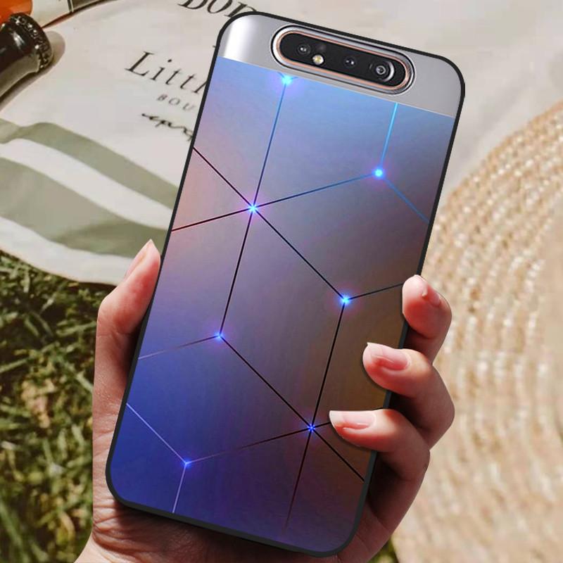 Per Samsung A80 Custodia Cover Posteriore in Silicone Custodia per Telefono Per Samsung Galaxy A80 Custodie per Galaxy A 80 A805F A805 Paraurti Morbido Funda