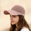 Breathable Mesh Baseball Cap Assorted Color Hollow Knit Lightweight & Adjustable The Hottest Summer Sun Hat Women and Men