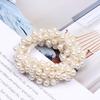 1pc Elegant Imitation Pearl Bead Hair Accessory Elastic Rubber Band Women's Fashion Hair Rope Sweet Ponytail Simple Hair Circle