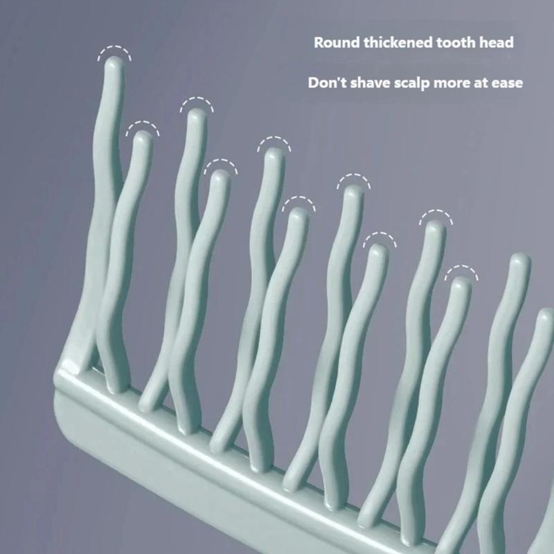 Curved Teeth Baby Infants Hair Comb Promoting Tangles Proof Grooming and Parent Child Bonding During Daily Infant Use