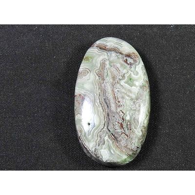30Cts. Natural Crazy Lace Agate Oval Crystal Cabochon Loose Gemstone 18X31MM SK-2386