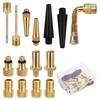 Samcos Bicycle Valve Adapter 16 Piece Set with Box French,