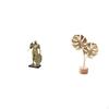 Nordic Abstract Knight Figurine Resin Metal Sculpture Creative Art Ornament for Desk Cabinet Table