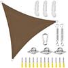 AD23-Sun Shade Sail Triangle Sun Shade Cloth Waterproof Canopy For Lawn Garden Outdoor Activities Patio Backyard Lawn