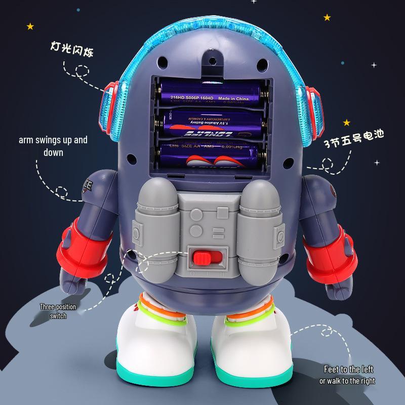 Electric Dancing & Singing Space Duck Toy with Music & Lights for Kids