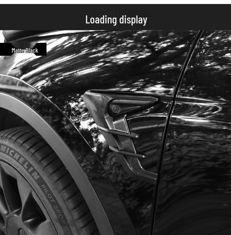 Camera Fender Side Emblem for Tesla Model Y/3 - Exterior Modification Accessory
