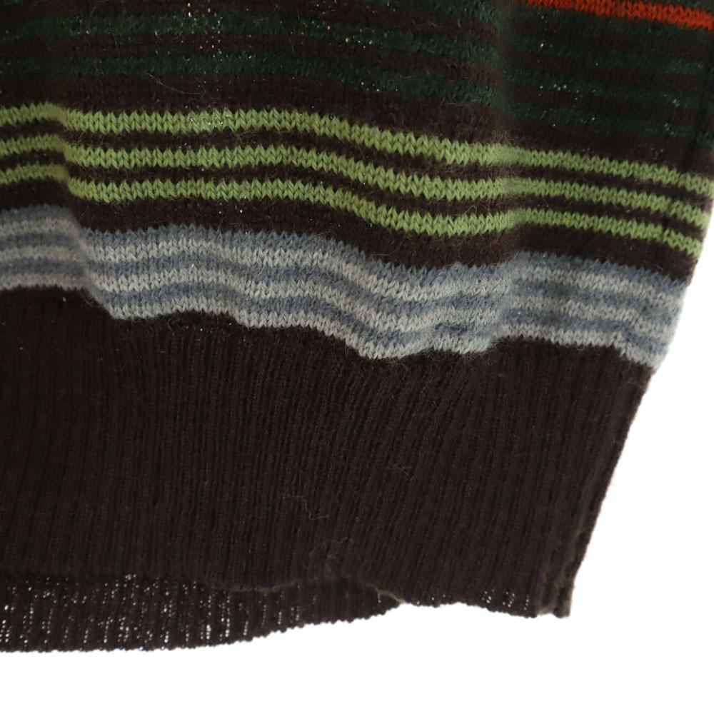 MISSONI SPORT made in Italy Border Pattern Long sleeve sweater 50 knit Men's Used