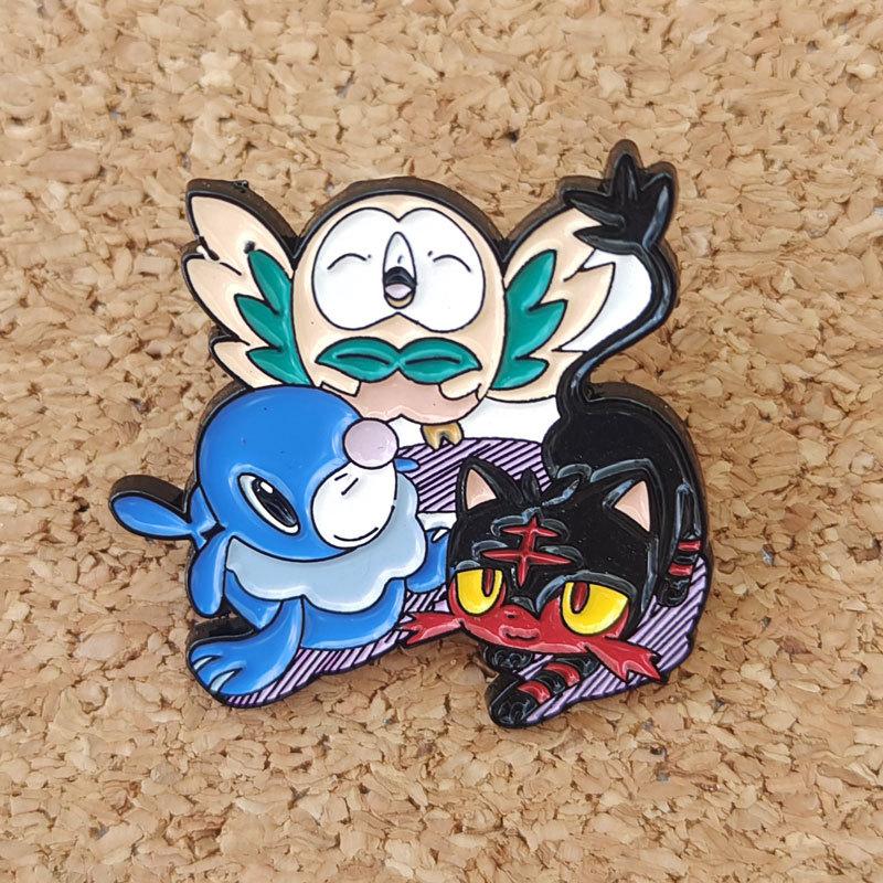 Gosanke Anime Brooch For Backpacks Enamel Pin Metal Brooch Pin For Women Badges Pin Brooches Jewelry Accessories