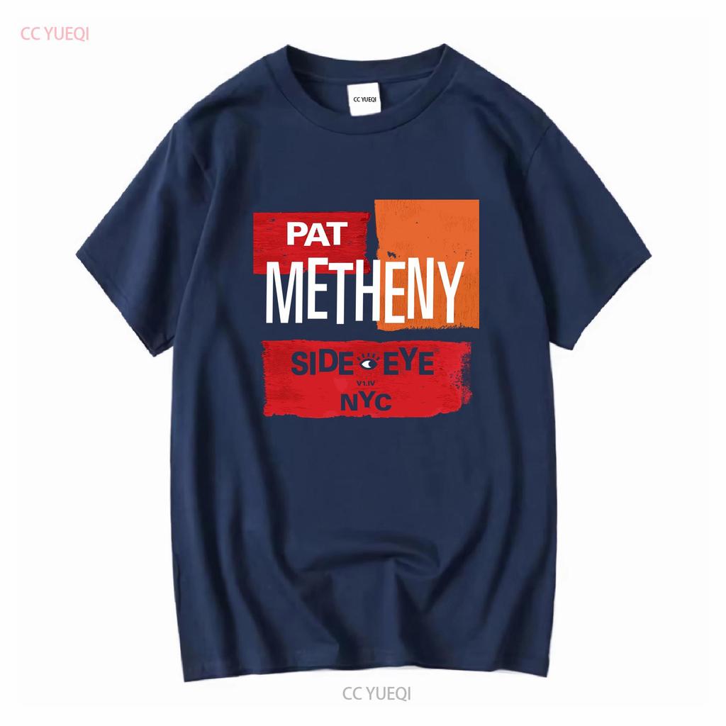 NEW Pat Metheny Side Eye For Man Women Black All Size T Shirt QQ1230 Vintage Washed Streetwear Slightly Soft Homme