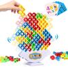 48PCS Tetra Tower Building Blocks Balance Stacking Games Toys for Kids Adults Friends Classroom Family Board Game and Fun Party