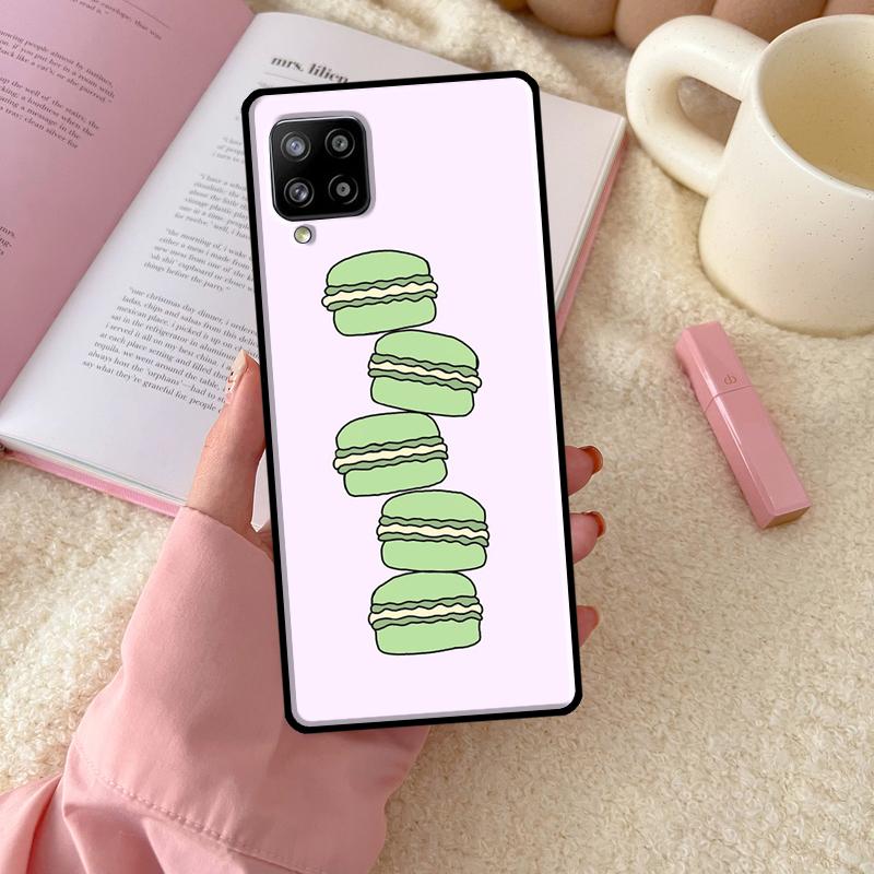 Macarons Cake Dessert For Samsung Galaxy A16 A26 A36 A56 A06 A53 A33 A13 A12 A32 A52 A55 A35 A15 A54 A34 A14 Case