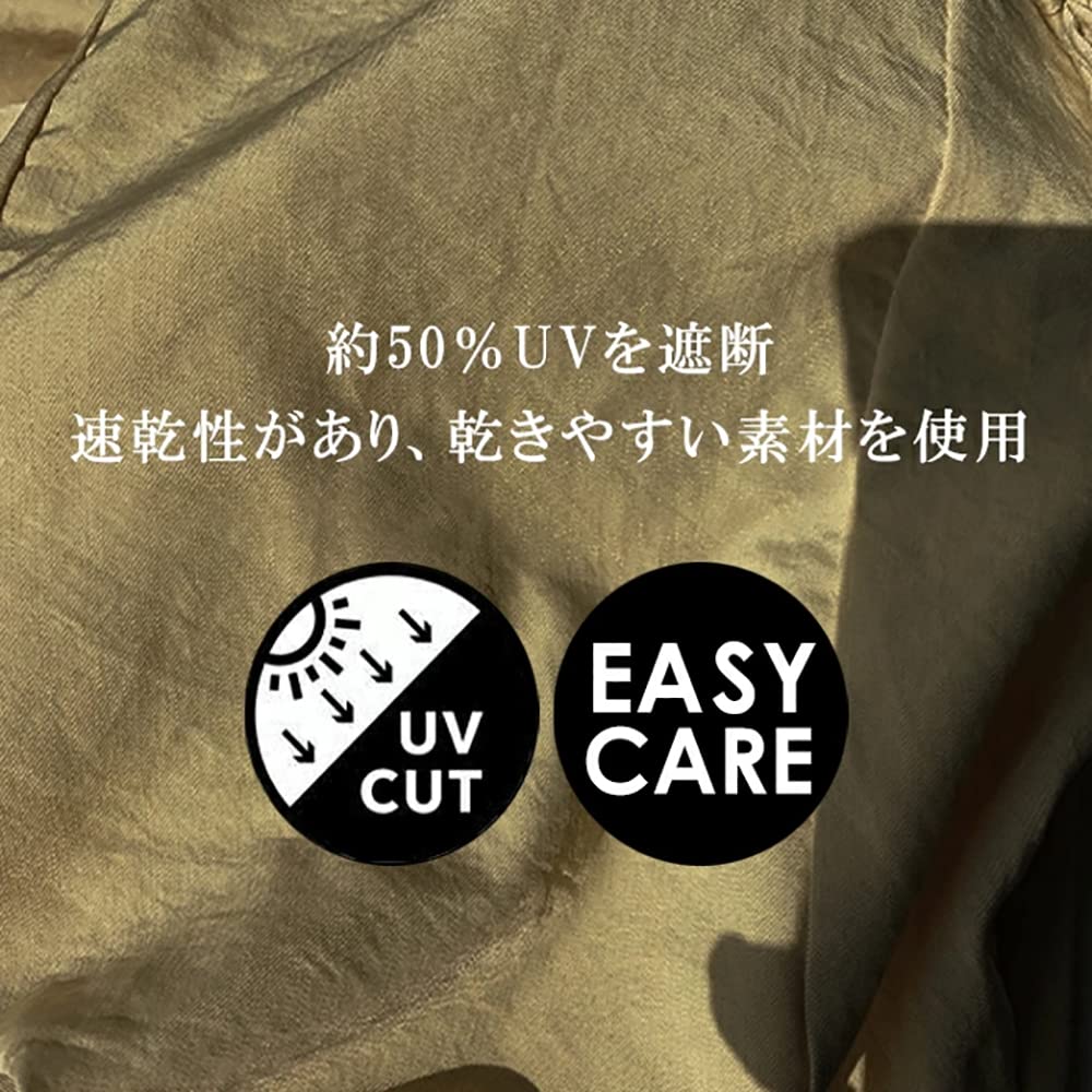 Rashguard for Swimsuit for UV With Pockets [YOUHA] Women, All-in-One, Amphibious, Women, Body-Concealing, Shorts, Cute, Stylish, Beach, Pool, Ruffles,