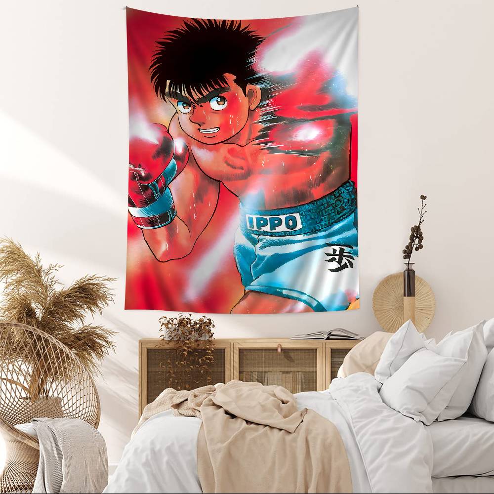 Hajime No Ippo Anime Chart Tapestry For Living Room Home Dorm Decor Art Home Decor