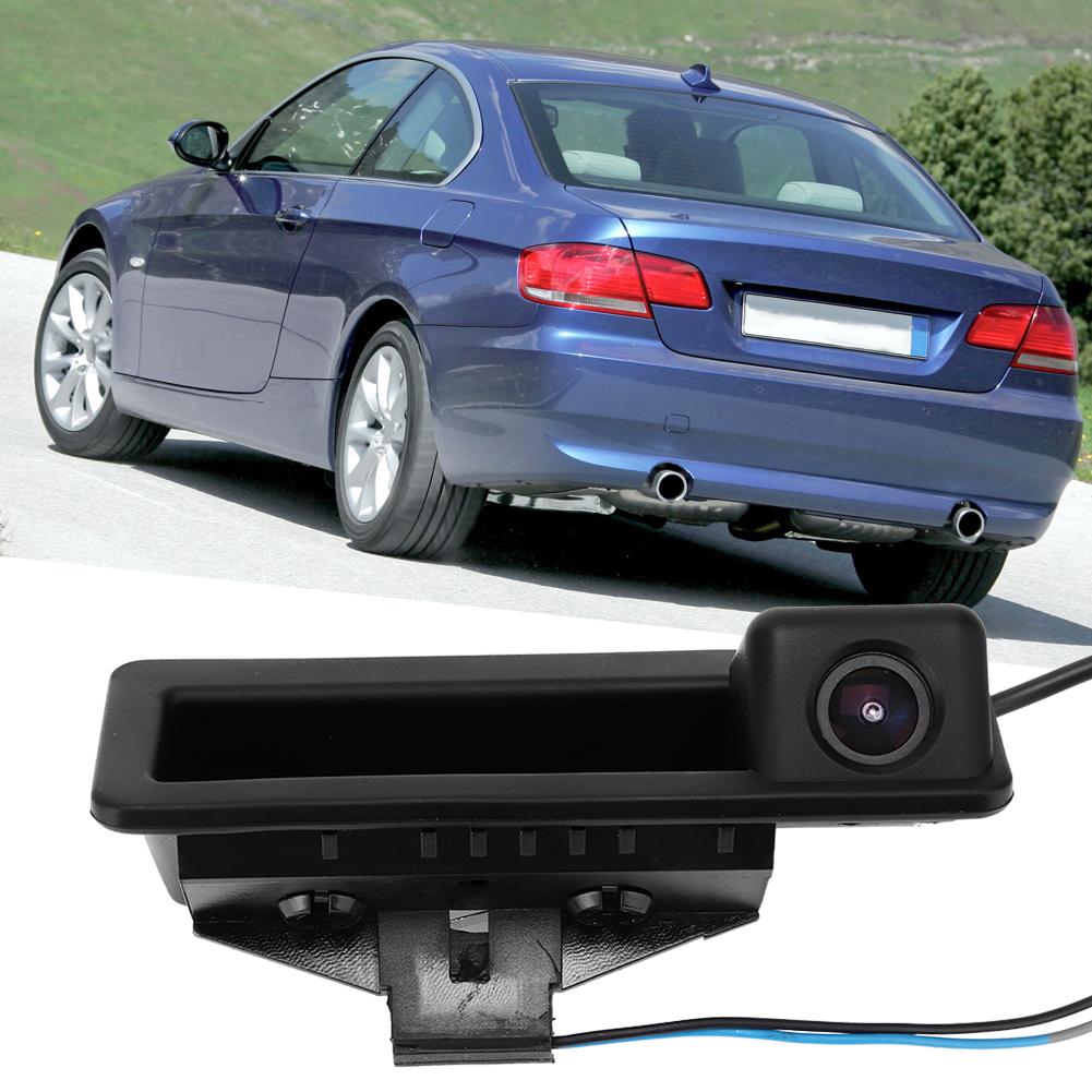 DC12V IP66 Mini Car Trunk Handle Rear View 170 Degrees Reversing Camera Fit for 3 Series E90 E91 E92 E93