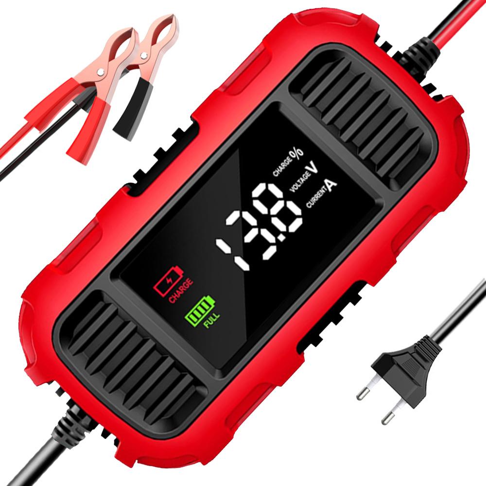 Digital Lead Acid Battery Charger Battery Maintenance Automotive Accessories 12V 2A Used for Charging Batteries of Cars, Motorcycles, Scooters