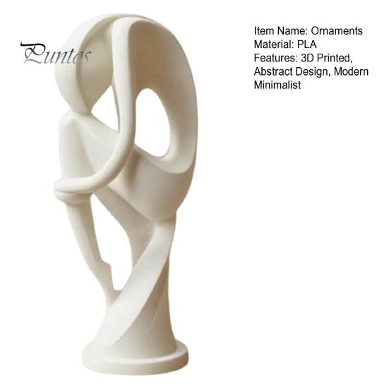 Creative Room Decorations 3D Printed Abstract Thinker Sculpture, Modern Minimalist Human Figure Statue, Handcrafted Artistic Statues Art Home
