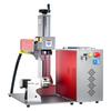 Duty-Free US DE Stock Free Shipping Portable 60w 100w Jpt M7 Source Mopa Color Metal Fiber Laser Marking Machine With D80 Rotary