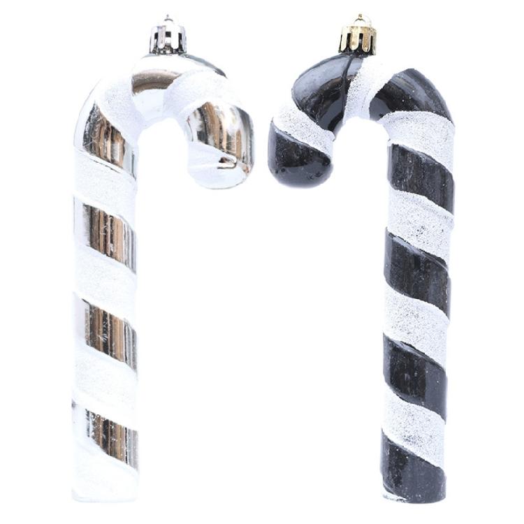 Decorative Accessories Candy Canes Ornament Durable Plastic Christmas Tree Decorations For Holiday Homes Party