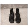 2024 High-Top British Martin Boots: Men’s Retro Cow Suede with Inner Height Increase and Thick Sole