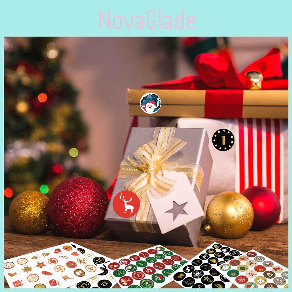 Cm2306005 Diy Christmas Advent Calendar With Colorful Stickers And Puzzle Pieces For Kids