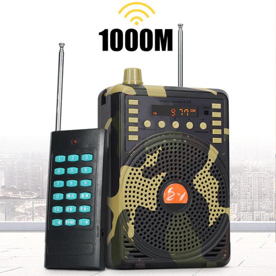 Voice Amplifier High Power HiFi Infrared Remote Controller Camouflage Bluetooth-compatible Electric Hunting Speaker for Teaching