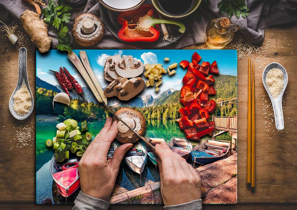 GLASS CUTTING BOARD 52x40 LANDSCAPE