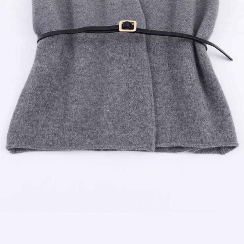 European American Women's Fashion Wool Belted Jacket