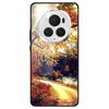 For Honor Magic6 Pro 5G Slim Case Pattern Printing PC+Tempered Glass+TPU Phone Shell