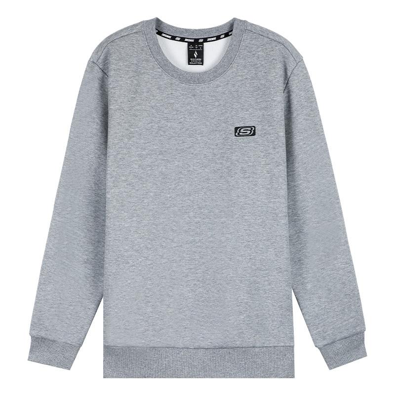 Skechers Comfortable Loose Warm Soft Fleece Pullover Sweatshirt Men sweatshirt L324M157-0074 XXL