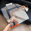 New silk scarf women's fashion versatile high-end small square scarf Korean version neck protection scarf spring and autumn retro scarf binding bag