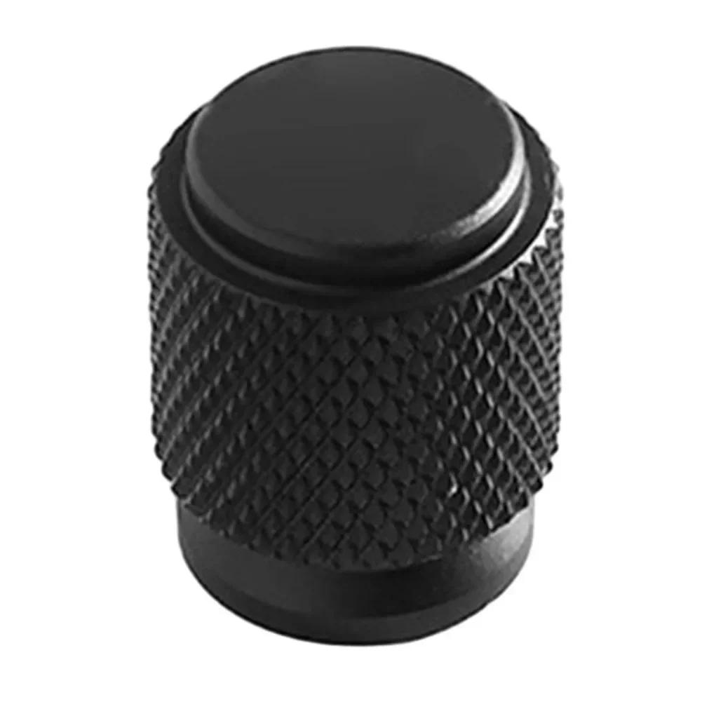 Handle Knurled Cabinet Knob Matt Black Aluminium Kitchen Cabinet Door Cupboard Drawer Furniture Handle Single Hole Handle