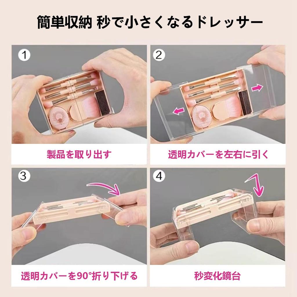 YANHUILAY Portable Makeup Brush Set Mini Cosmetic Portable and Perfect for Everyday Business and Travel (5-Piece Set) - Brushes, Multifunctional,