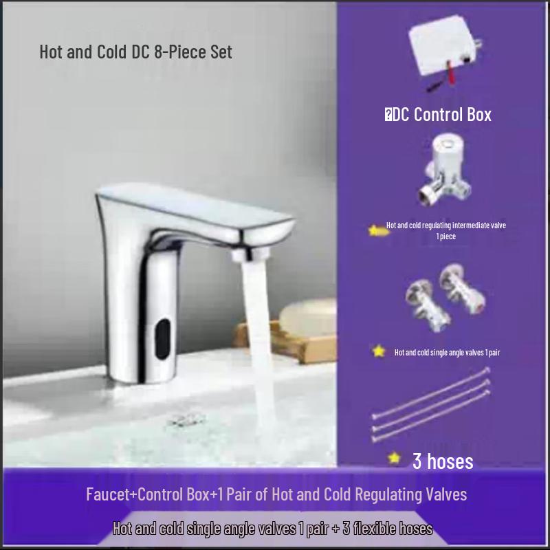 Minxi L-Shaped Automatic Sensor Basin Faucet