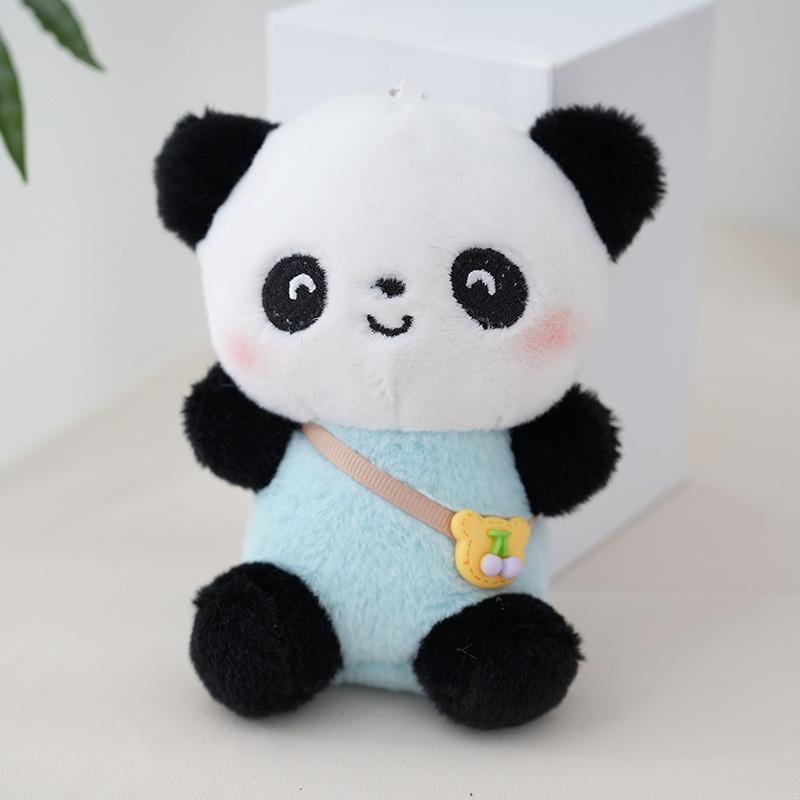 Creative Panda Plush Keychain Cute Cartoon Doll Stuffed Animal Toy Gift