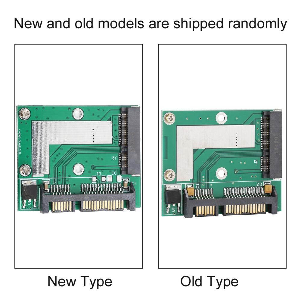 2,5 Zoll mSATA zu SATA3.0 Adapterkarte Plug-and-Play Riser-Karte Schnittstellenkonvertierung