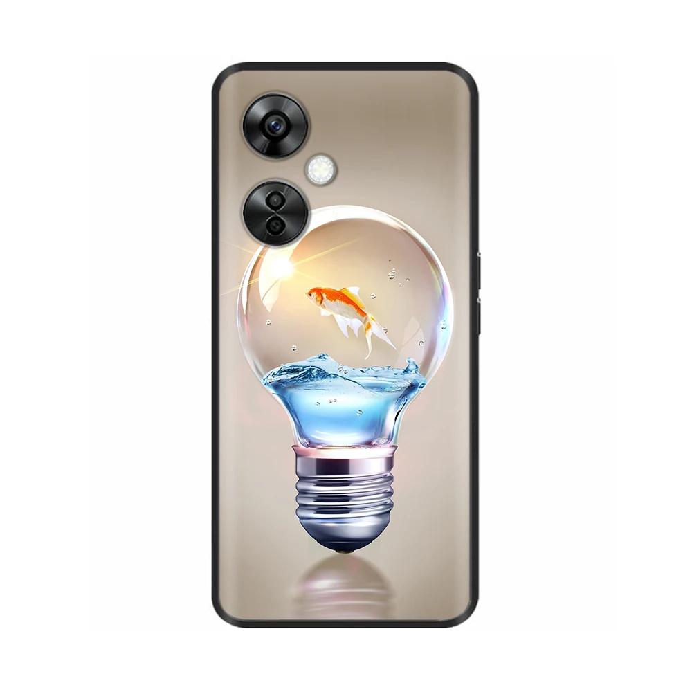 Für OnePlus Nord CE 3 Lite 5G Hülle Blume Silikon Weiche Rückseite Für Oneplus Nord CE3 5G NordN30 Handyhülle Schutzhülle