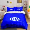 Biancheria da letto blu con logo Inter. Set lenzuola Set copripiumino Copripiumini Federe(1*Copripiumino 2*Federe senza imbottitura piumone)