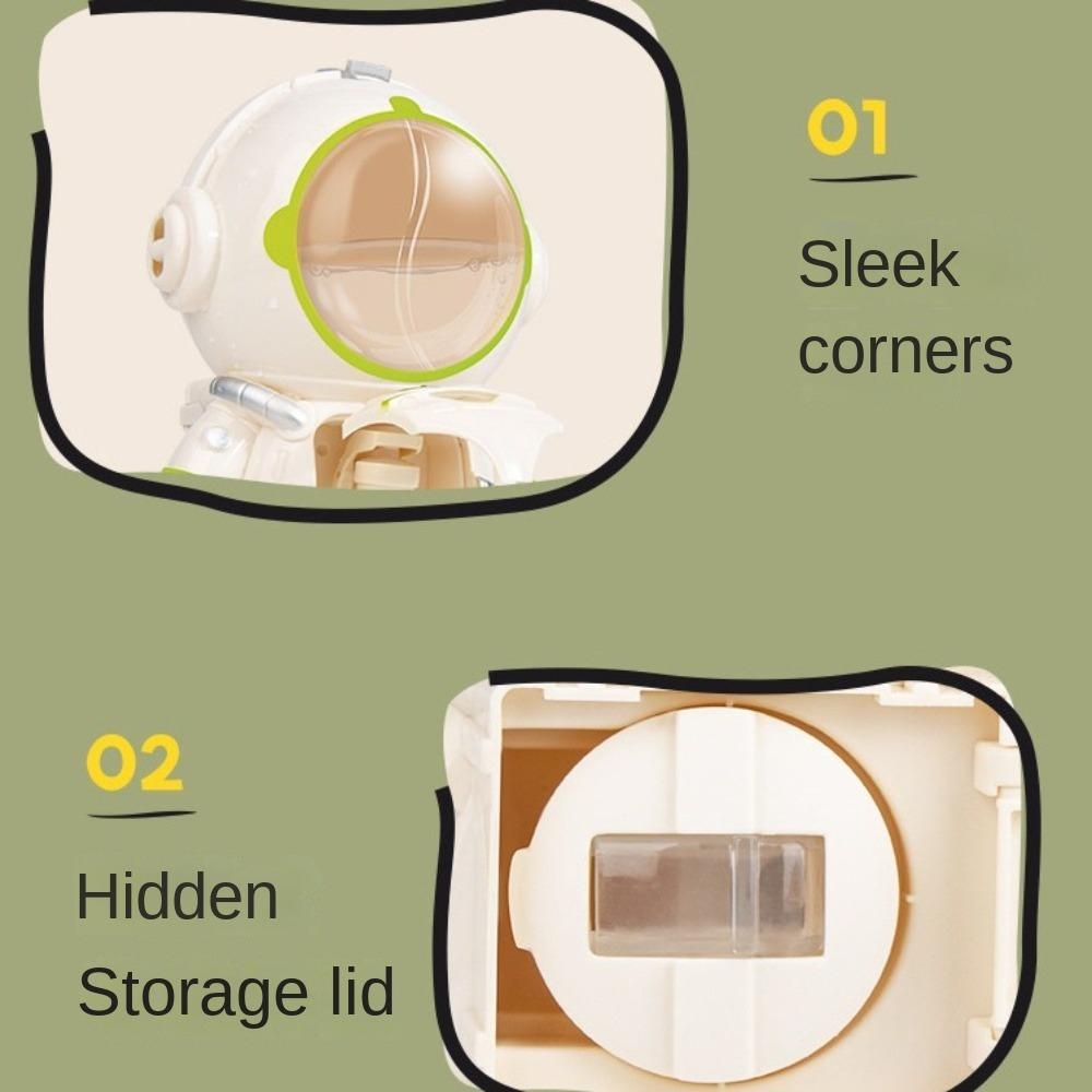 Strap Astronaut Water Dispenser with Straw Desk Water Dispenser Toy Mini Water Dispenser  Gift