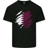 Torn Qatar Flag Qatari Day Football Unisexs Light Cotton TShirt