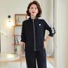 Middle-Aged Women's Stylish Casual Sportswear Set