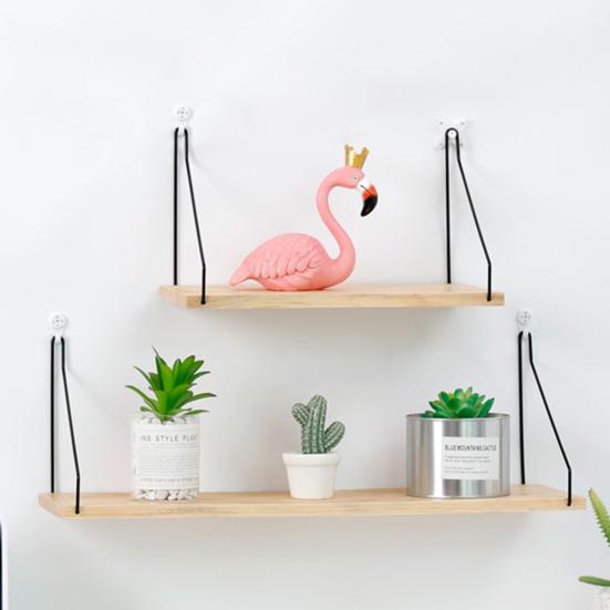 Home Room Wandbehang Einzelbrett Töpfe Figuren Lagerregal Regalhalter