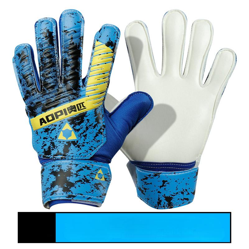 Professional Latex Football Gloves Soccer Ball Goalkeeper Gloves Kids Adults Thickened Football Goalie Fingers Protection Gloves