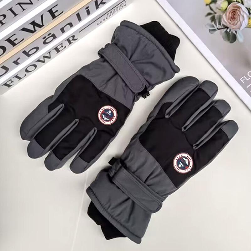 Unisex Winter Touchscreen Ski Gloves - Velvet Lining, Anti-slip, Windproof, Warm Sports Gloves