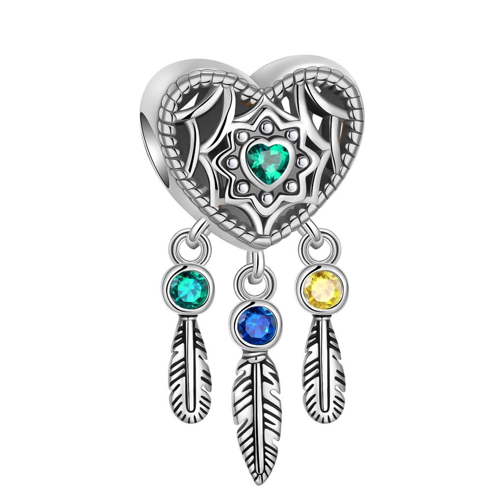 New 925 Silver Charm Fit Original Bracelet Accessories Women Jewelry Fantasy Series Dreamcatcher Air Balloon