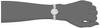 Fieldwork WP Pumery ASS163-2 Women's Waterproof Analog Watch with Floral Daisy Pattern and Metal Band, Silver