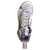 New LiNing Cushioning, Wear Resistant Low Top Basketball Shoes Men's Gray White Purple ABAS083-29