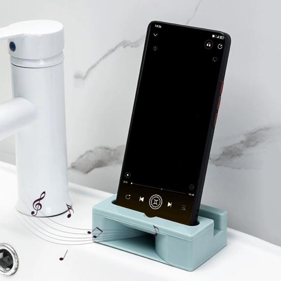 Stojan na telefon Zesilovač Hands-free Stolní držák Univerzální Líný držák pro Streamování hudby Videohovory TV pořady