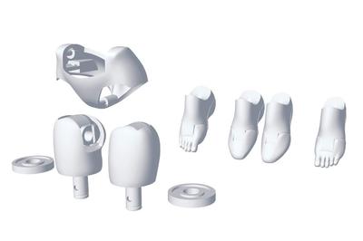 Kotobukiya Megami Device 02 Bottoms Set Approximately 20mm In Scale Plastic Model Kit KP567 M.S.G White, Length, 1/1