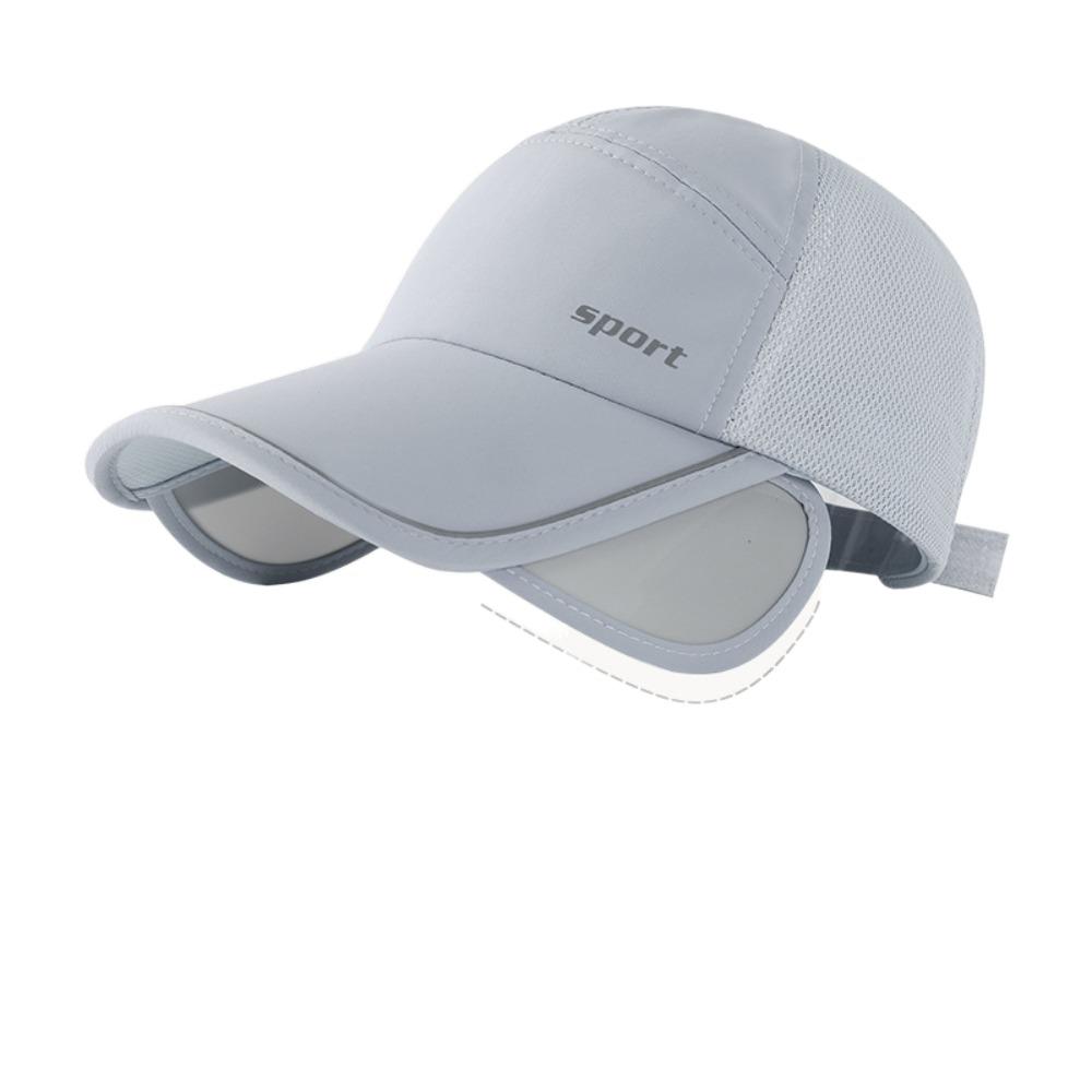 

Быстросохнущая сетчатая шляпа от солнца UPF 50+ спортивные кепки кепка тракера мужская кепка снэпбэк молодежная светло-серый